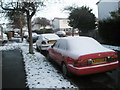 First snow of winter in Walford Road