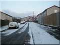 Snow on the verge in Ledbury Road