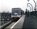 The Docklands Light Railway at Island Gardens