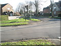 Looking from Ruskin Road towards a postbox in St Catherine