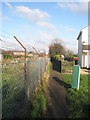 Path running parallel to Ruskin Road