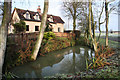 Mill Corner Cottage and pond, Brettenham