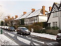 Tudor Gardens in snow