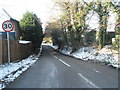 30mph sign in Rake Lane