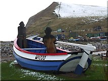 NZ7120 : 'Repus' fishing coble, Skinningrove by Andrew Curtis