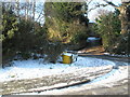 Looking from Chichester Close into Mare Hill