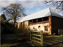 SS9209 : Barn, near Little Silver by Roger Cornfoot