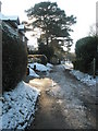 Approaching the back entrance to The Chandler Junior School from Westfields