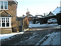 Looking from George Elliot Close into Northfields