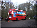 TL9927 : A Routemaster bus in Highwoods Country Park by PAUL FARMER