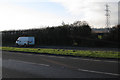 South-facing van at lay-by, A38 northbound south of North Petherton