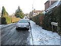 An icy Khartoum Road