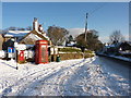 Old Brampton in the snow,  21st December, 2009