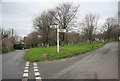 Blisland Village green and signpost