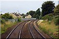 The railway passes Burdett Close in Stonehouse