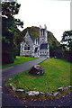 L7558 : Connemara - Kylemore Abbey - Distant Chapel view by Joseph Mischyshyn
