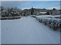 Access track to Mill Farm