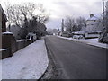 Christmas snow on the Circular Road, Dromore