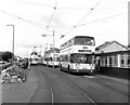 Bus at Cleveleys tram station