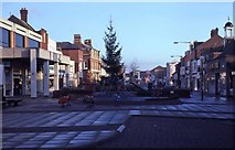 SU5806 : Fareham Town Centre - Xmas Day 1987 (1) by Barry Shimmon