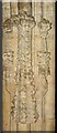 SP5822 : St Edburg, Bicester, Oxon - Carved column by John Salmon