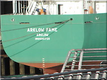 J3576 : The Arklow Fame in Belfast Dock by HENRY CLARK
