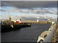 J3576 : Looking up the Victoria Channel Belfast by HENRY CLARK