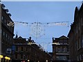 Christmas decorations on Station Road