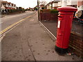 SZ0292 : Oakdale: postbox № BH15 147, Dorchester Road by Chris Downer