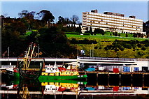 S6012 : Waterford - Ship on River Suir and Jurys Hotel by Joseph Mischyshyn