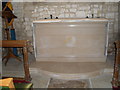 Side altar in the south transept at St Mary, East Lavant