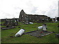 G7730 : Old church and graveyard by Willie Duffin