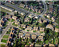 Aerial view of Meadow Close and part of Common Lane, Thundersley