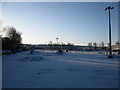 Empty retail car park