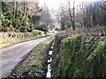 Ditch at the top of Dean Lane