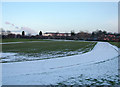 Snowy running track