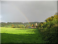 Rainbow over St James Church