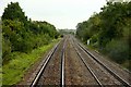 The line to Gloucester at Tuffley