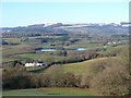 Winter view northwest from Ridgeway