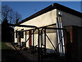 Changing rooms behind Old Windsor Youth & Community Centre