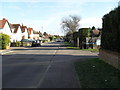 Approaching the junction of Church Road and Glebe Road