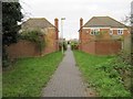 Footpath to the estate