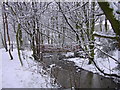 The New Brook Bridge over the River Ogden, Helmshore, Rossendale, Lancashire