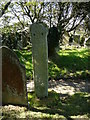 SW9558 : Ancient cross, St Dennis Churchyard by Colin Park