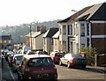 Looking down Crindau Road, Newport