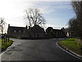 Houses by the junction in Pusey