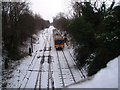 North-bound train heading for South Gosforth