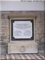 Memorial in the doorway