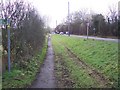 Footpath beside the A28 Canterbury Road