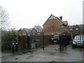 Looking from Fitzalan Road towards the cathedral